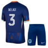 Maillot de Supporter Pays-Bas De Ligt 3 Extérieur Euro 2024 Pour Enfant